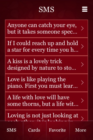 Love SMS. ~ Send love SMS, txt to love one with full of romance! screenshot 3