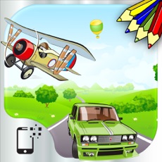 Activities of Vehicles and transportation : free coloring, jigsaw puzzles and educative games for kids and toddler...