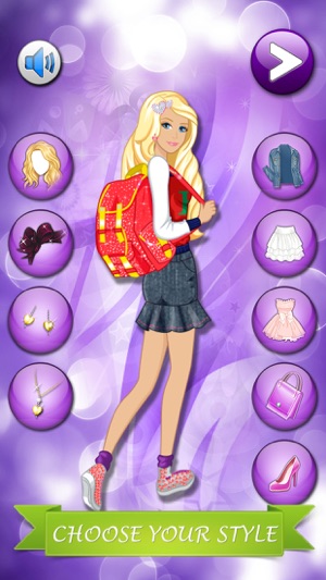 School Girl Stylish Clothes - Dress Up Game for Girls and Ki(圖2)-速報App