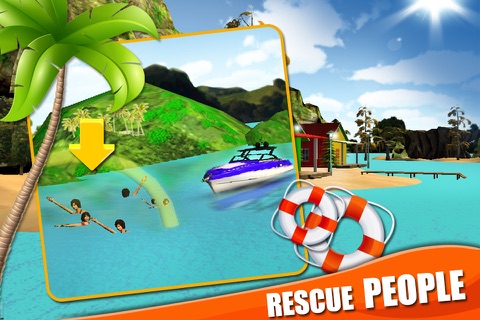 Power Boat Rescue Simulator 3D screenshot 3