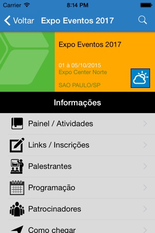 Proevento screenshot 2