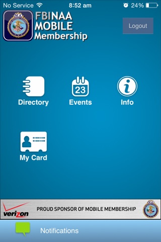 FBINAA Mobile Membership screenshot 2