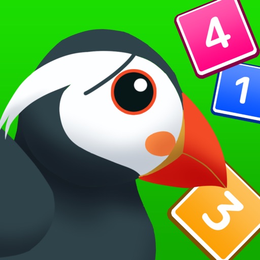 Etupirka - puffin bird numbers action iOS App