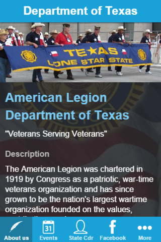 American Legion Dept of Texas screenshot 2