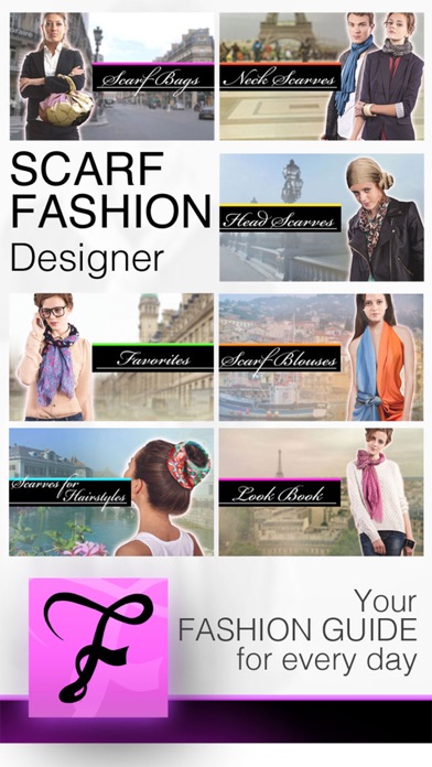 How to cancel & delete Fashion & Style guide how to wear a scarf in a new way from iphone & ipad 1