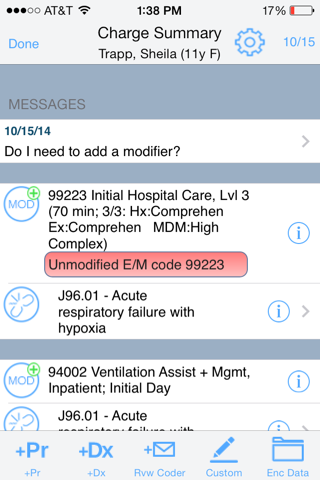 MedAptus ICD-10 Charge Capture screenshot 3