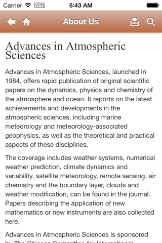 Advances Atmospheric Sciences screenshot 3