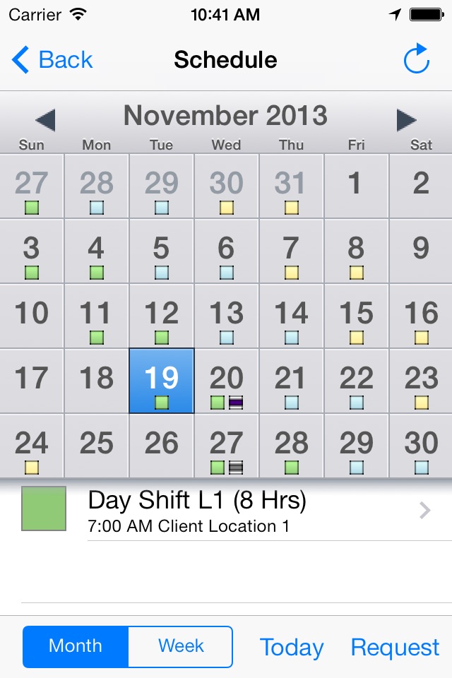 Snap Schedule screenshot 2