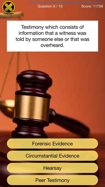 Criminal Justice Terminology Quiz