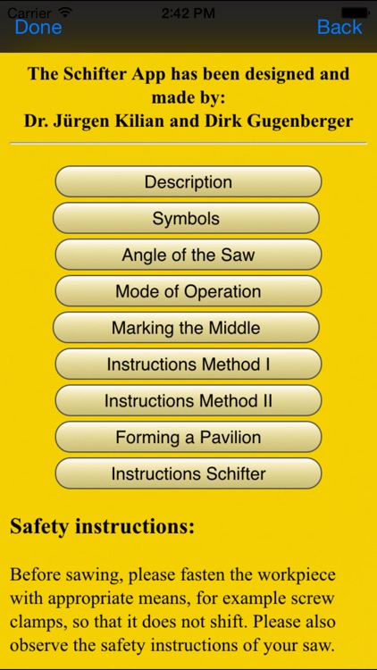 Schifter - calculate miter and bevel
