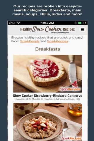 Healthy Slow Cooker Recipes from SparkPeople screenshot 2