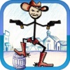 Aggressive Cowboy Stick-Man Revolver Duel : Quick Attack Old Western Fight FREE