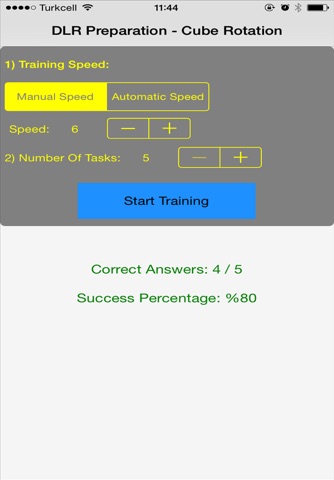 DLR Test - Cube Rotation Module (ROT) Training screenshot 3