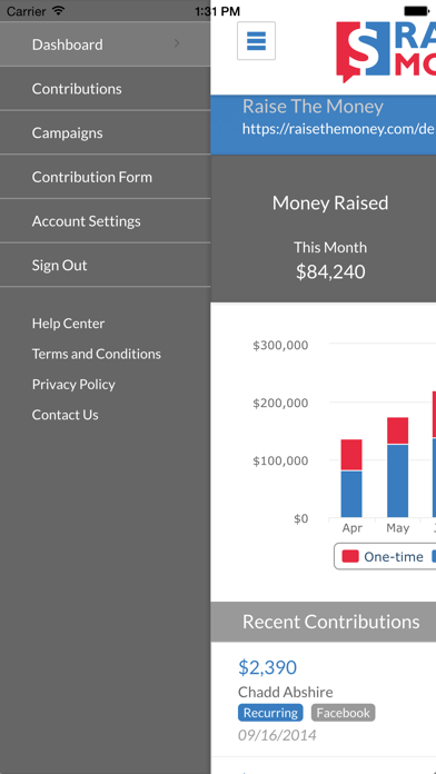 How to cancel & delete Raise The Money Dashboard from iphone & ipad 4