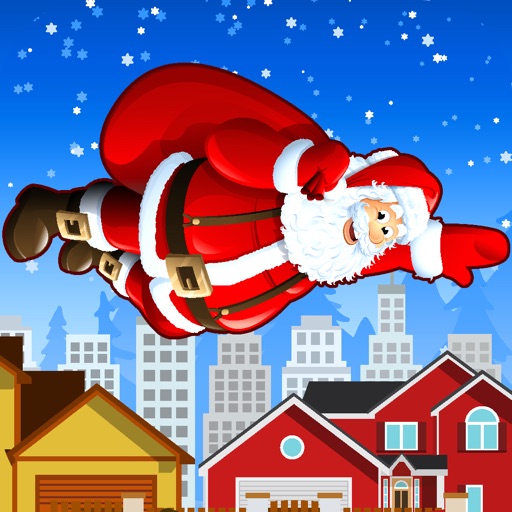 Flappy Santa Christmas Bird Flyer icon