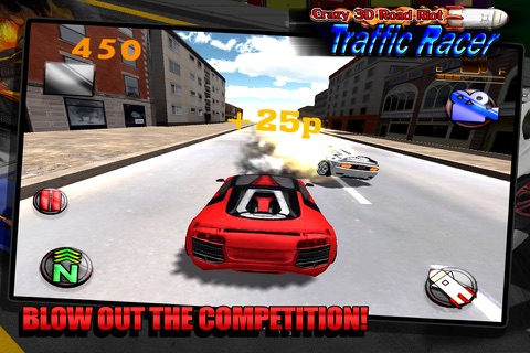 A Crazy 3D Road Riot Traffic Racer Combat Racing Game screenshot 2