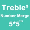 Number Merge Treble 5X5 - Sliding Number Block And  Playing With Piano Sound