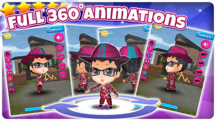 A 3D Dancing Fashion Dress Up - Princess Disco Party Free Game for Girls screenshot-3