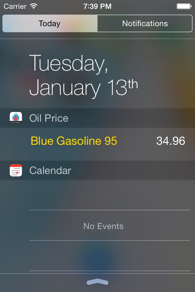 PTT Oil Price + Widget screenshot 2