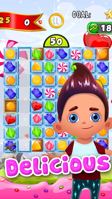 ``` A CANDY PUZZLE 2015``` - FRUIT MATCH-3 ADVENTURE IN MYSTERY MANIA VIB-ER POP GAME 1.0 IOS