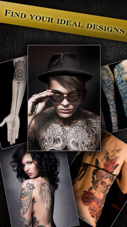 Virtual Tattoo Maker FREE - Photo Designer to add artist tattoos & fonts on yr body