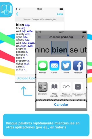 English <-> Spanish Slovoed Compact talking dictionary screenshot 3