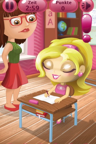 School with Lucy: Play a fun & free Slacking Games App for Girls screenshot 2