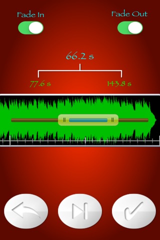 Music Alter - Ringtone, m4a sound file from Music Library - modulated & edited / send to others directly screenshot 2