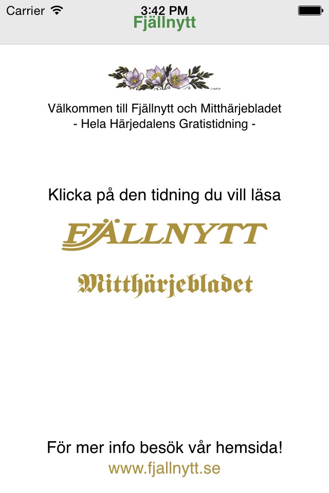 Fjällnytt screenshot 2