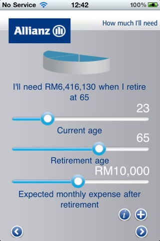 Allianz Retirement Calculator screenshot 3