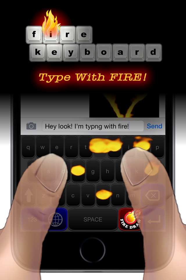 Fire Keyboard - Draw Flaming GIFs! screenshot 2