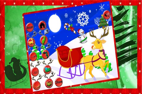 Santa's Reindeer Dress Up screenshot 2