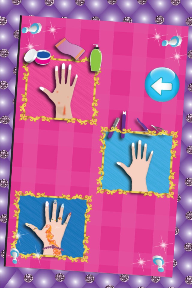 Princess Manicure & Pedicure - Nail art design and dress up salon game screenshot 2
