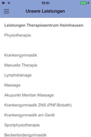 Physiotherapie München screenshot 3
