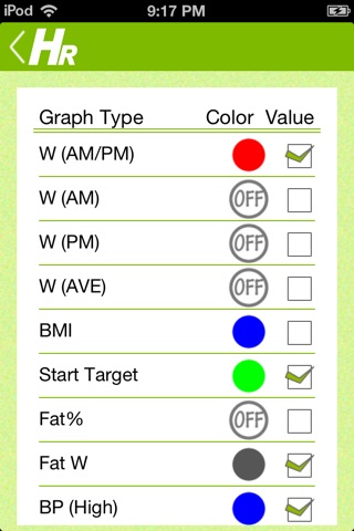 Health Report (Weight monitor) screenshot 4