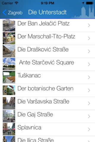 VoiceGuide Zagreb GER screenshot 2