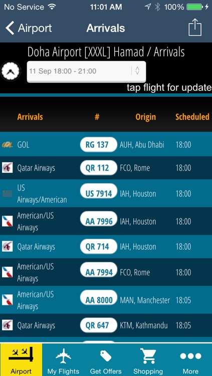 Doha Airport Pro (DOH) Flight Tracker
