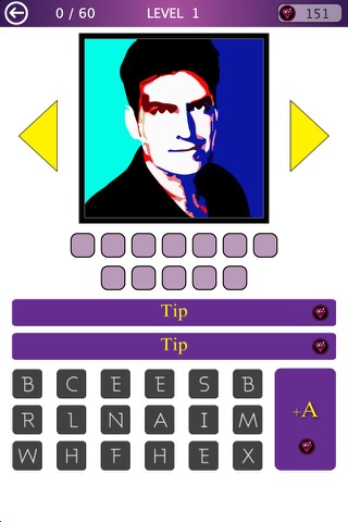 Movie Stars Popart Quiz screenshot 4