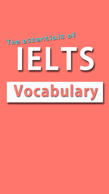 IELTS 필수 단어장