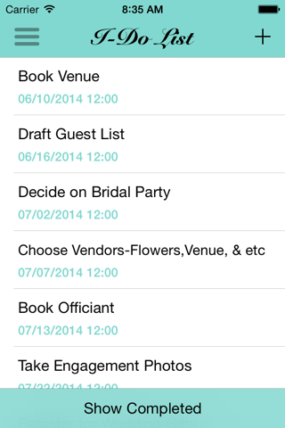 Bridal Guide Wedding Planner screenshot 2
