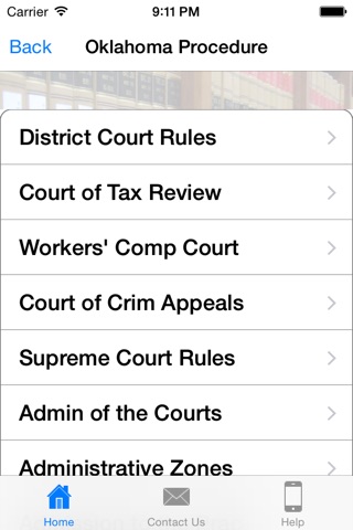 Oklahoma Courts screenshot 2