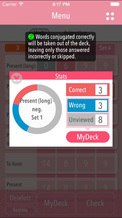 GENKI Conjugation Cards screenshot-3
