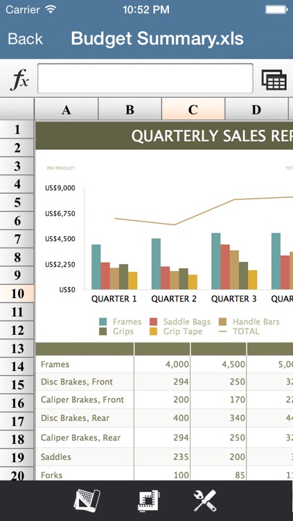 SpreadsheetX - MS Office Excel Edition screenshot-3