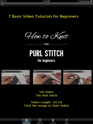 Best iKnitting Video Magazine - Learn to Crochet Made Easy Guide screenshot 4