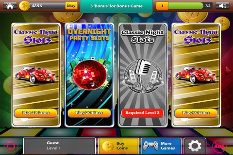 80's Disco Funky Rock Club Party Slots Pro screenshot 4