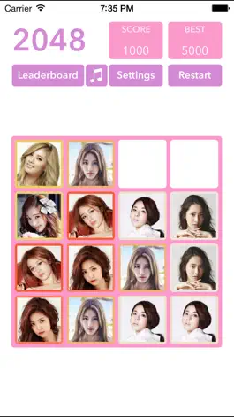 Game screenshot 2048 - Female Kpop Edition apk