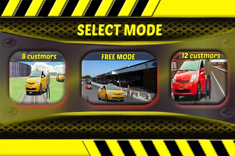 VIP Taxi City Driver 3D Simulator - Parking and Passenger Pick & Drop screenshot 2