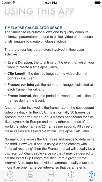 Timelapse Calculator screenshot-3