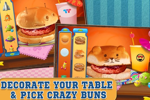 Burger Crazy Chef - Make Your Own Funny Hamburger screenshot 3