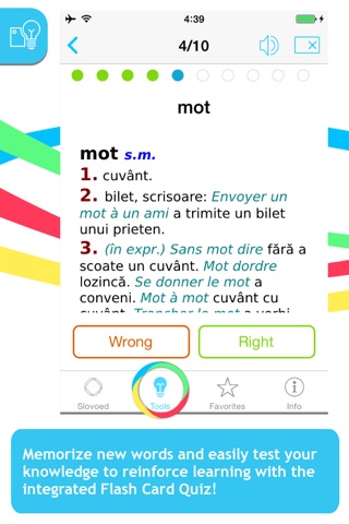 French - Romanian Slovoed Compact talking dictionary screenshot 4